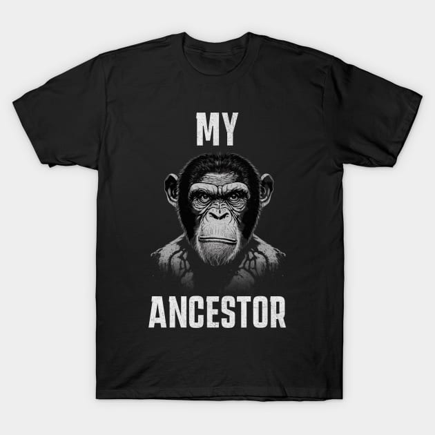 Monkey Face | My Ancestor T-Shirt by PlayfulPrints